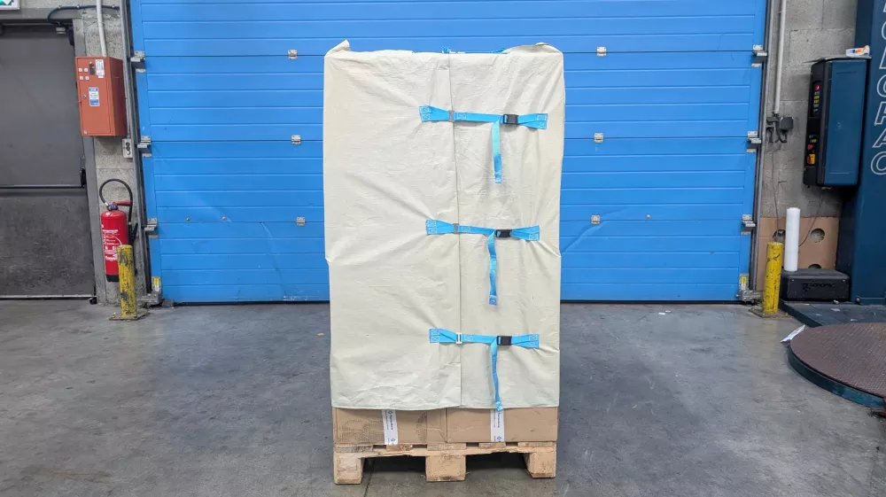 Housse réutilisable pour palettes : L'alternative durable au film étirable